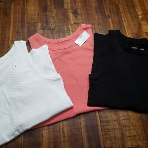 NWT.  Women's Size Large Maurices High Neck Tank Tops.